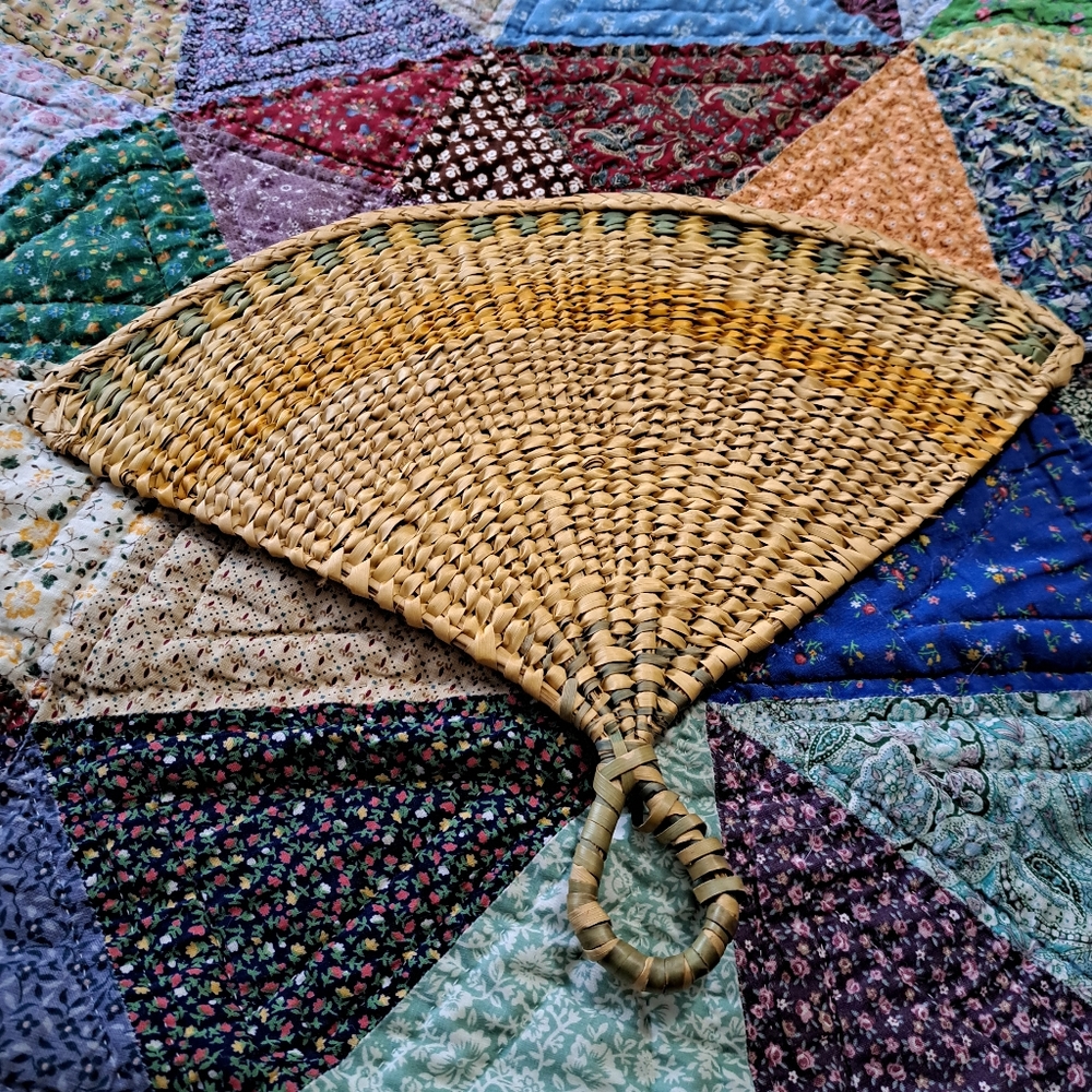 Handcrafted Woven Fan